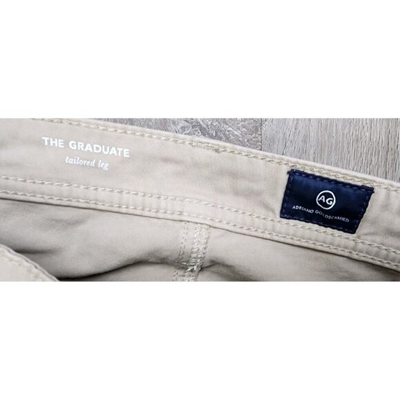 Adriano Goldschmied The Graduate Tailored Leg Sueded Stretch Pants Men 32 x 34 - Picture 3 of 11